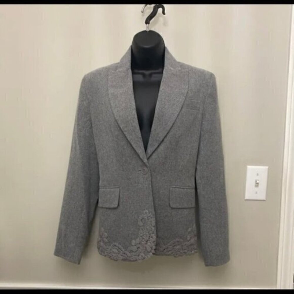 Together Blazer with Embroidery Detail